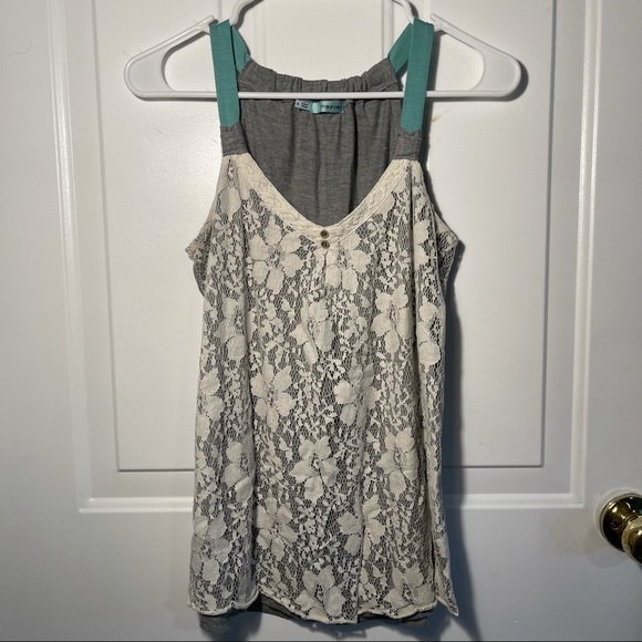 Lace Tank Top | Size Small - Picture 2 of 6